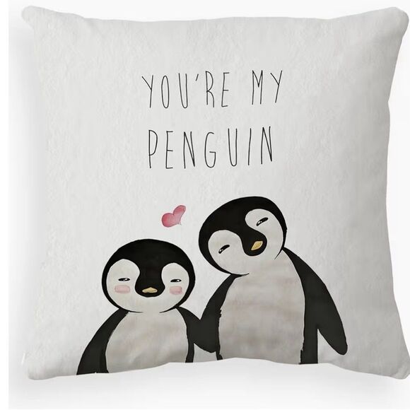 PENQUIN Pillow Covers Set of 2 18X18 Inch Covers Only - Picture 4 of 11